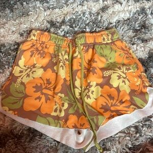 hibiscus sweat shorts from target size small